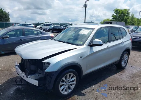 2017 BMW X3 xDrive28I z USA, uszkodzony, nr VIN 5UXWX9C54H0T07408